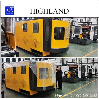 Test di pompe idrauliche e motori con banchi di prova idraulici completamente automatici da 110 kW