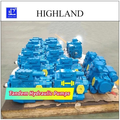 Pompe idrauliche tandem HPV e HMF: spostamento variabile, pressione massima 42Mpa, 2900r/min