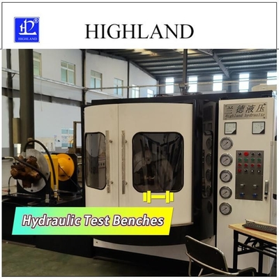 Banchi di prova per motori idraulici da 110 kW per navi con dati di rilevamento completi