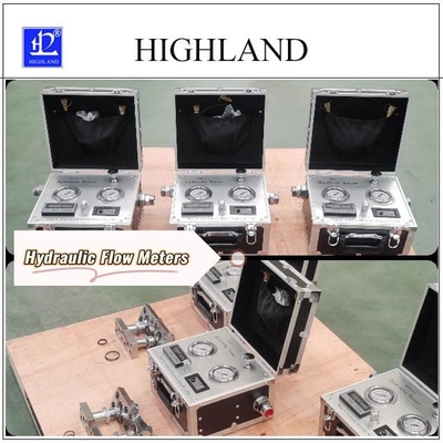 Misuratori di flusso idraulici compatti MYHT-1-5 per scavatori che testano il flusso idraulico