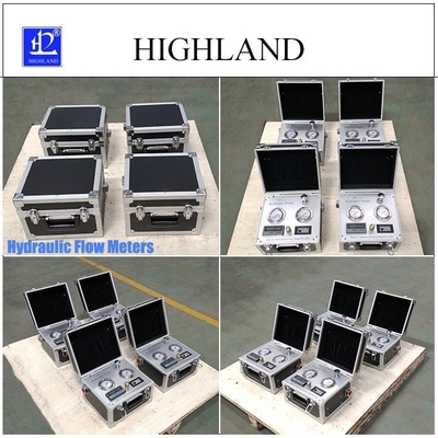 HIGHLAND Misurazione precisa del flusso Visualizzazione dei dati del tester idraulico per miscelatore di cemento