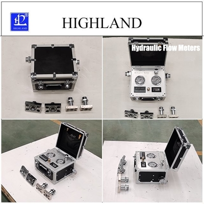HIGHLAND Misurazione precisa del flusso Visualizzazione dei dati del tester idraulico per miscelatore di cemento