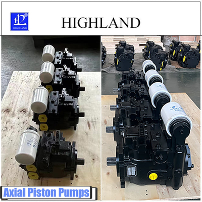 Pompa a pistoni assiale a spostamento fisso Highland Pompa idraulica azionata elettricamente