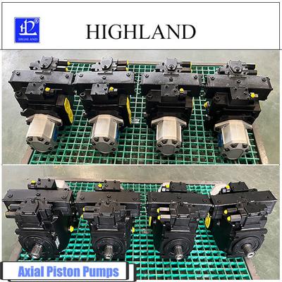 Pompa a pistoni assiale a spostamento fisso Highland Pompa idraulica azionata elettricamente
