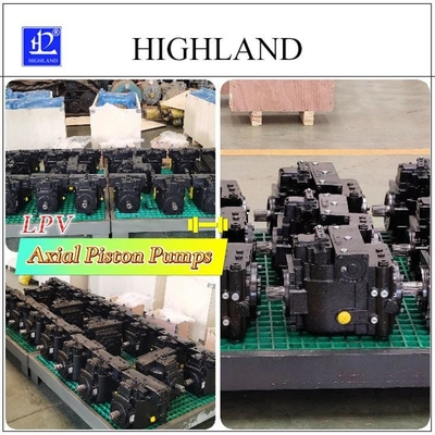 Pompa a pistoni idraulica Highland con struttura di pistoni assiali a spostamento variabile