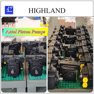 Pompa a pistoni idraulica Highland con struttura di pistoni assiali a spostamento variabile