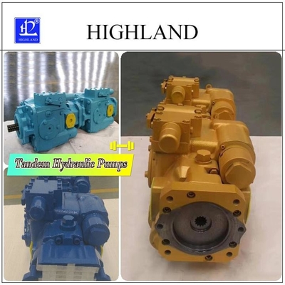 Pompe idrauliche tandem da 110 cc/r per macchine agricole