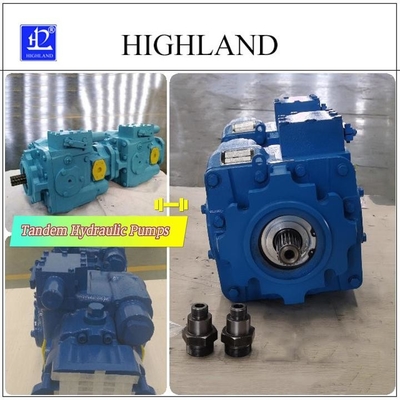 1 anno Pompe idrauliche in ferro fuso a tandem con colore nero o blu