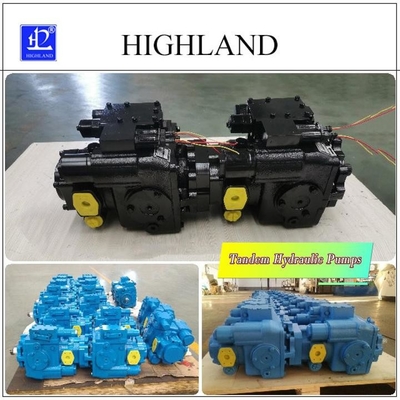 1 anno Pompe idrauliche in ferro fuso a tandem con colore nero o blu